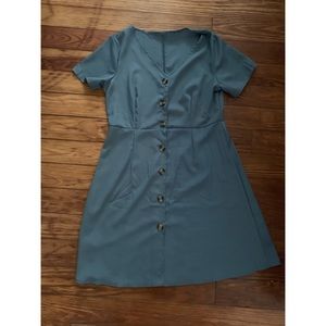 Turquoise blue sundress